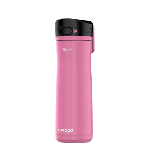 Bouteille d'eau Contigo Jackson Chill 2.0 avec couvercle AUTOPOP, 591 mL (20 oz), Azalée