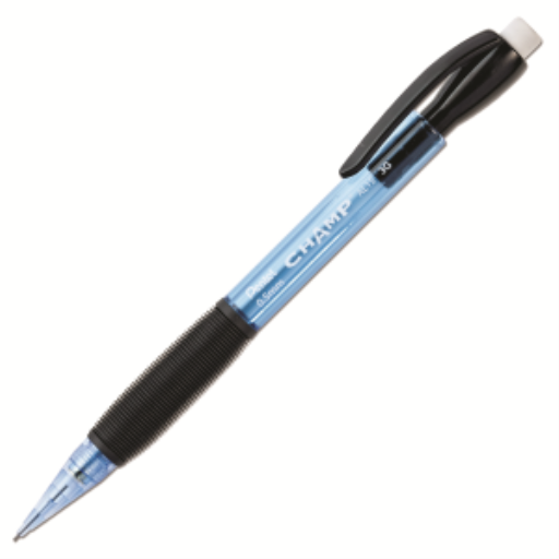 CHAMP Mechanical Pencil (0.5mm), Tinted Blue Barrel