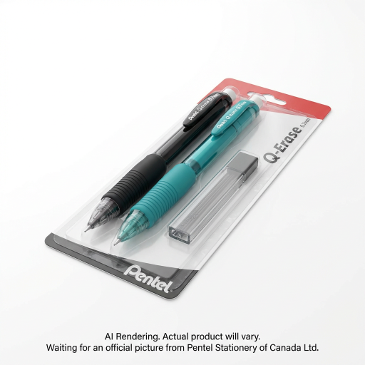 Pentel Q-Erase 0.7mm Assorted Set 2 Pencils and Refill Leads