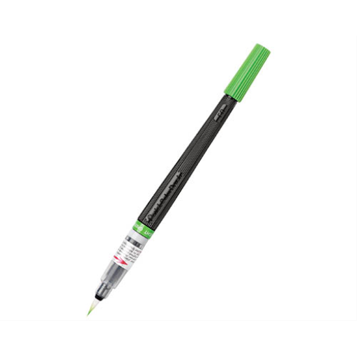Pentel Arts Colour Brush 1PC Pack, Light Green Ink