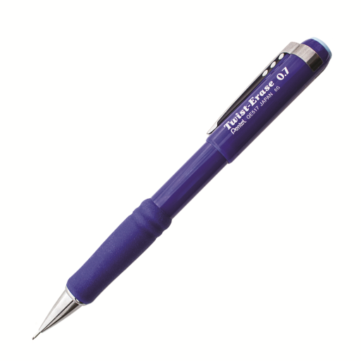Twist-Erase III Retractable Mechanical Pencil, (0.7mm), Blue Barrel