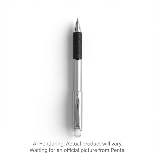 EnerGel Liquid Gel Pen, (0.7mm) Metal Tip, Capped, Black Ink