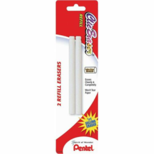 Recharge de gomme pour porte-gommes Pentel Clic, lot de 2