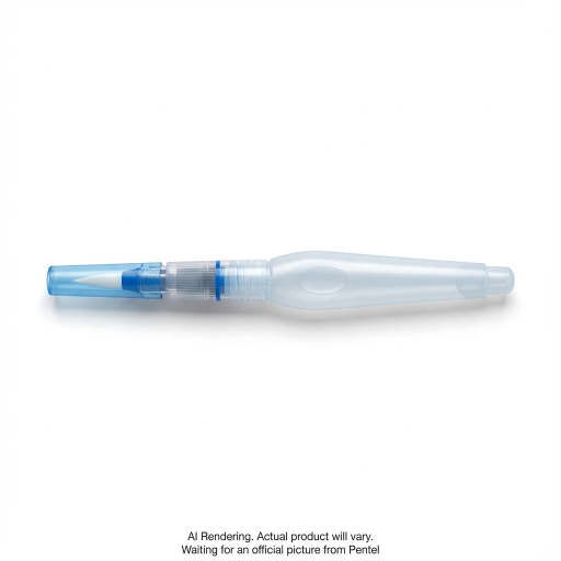 Pentel Arts Aquash Water Brush Medium Brush, 1PC Pack