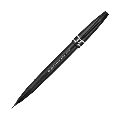 Pentel Arts Brush Sign Pen Artist, Ultra Fine Brush Tip, Black Ink