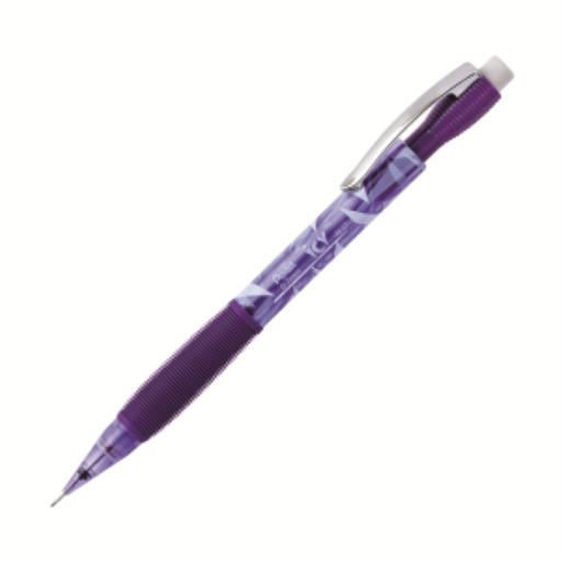 Porte-mine mécanique glacé (0,7 mm), corps violet teinté