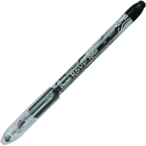 R.S.V.P. Stylus Ballpoint Pen, (1.0mm), Black Ink