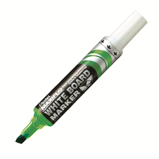 Marqueur pour tableau blanc Maxiflo, pointe biseautée (2,0/5,7 mm), encre verte
