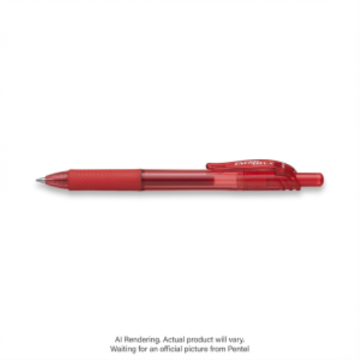 Stylo-bille gel rétractable EnerGel-X, (1,0 mm) pointe métal, encre rouge