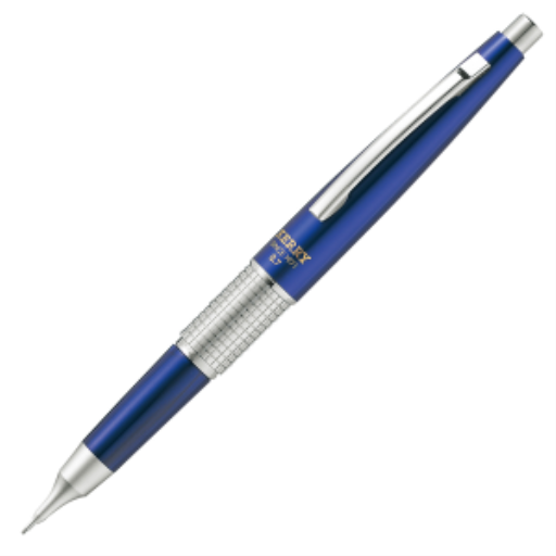 Crayon porte-mines Kerry (0,7 mm) corps bleu, boîte cadeau