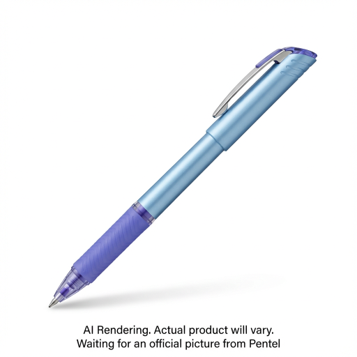 EnerGel Liquid Gel Pen, (0.5mm) Needle Tip, Violet Ink