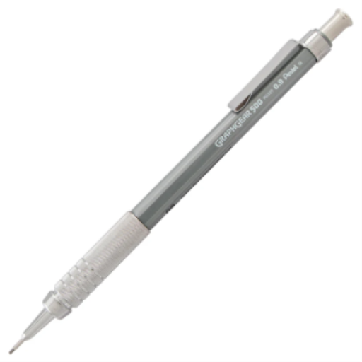 Crayon porte-mine GraphGear 500 0,9 mm, corps gris
