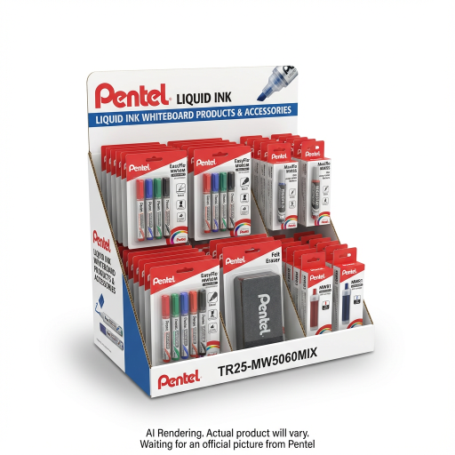 Promotional Display EasyFlo and Refills, MW5S and Bonus Eraser