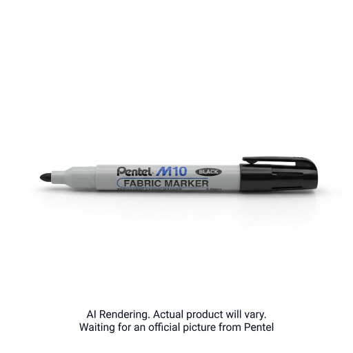 Permanent Fabric Marker (2.0mm), Black Ink