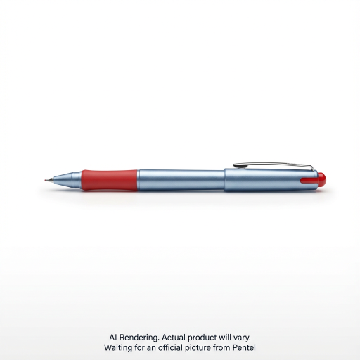 EnerGel Liquid Gel Pen, (0.5mm) Needle Tip, Red Ink