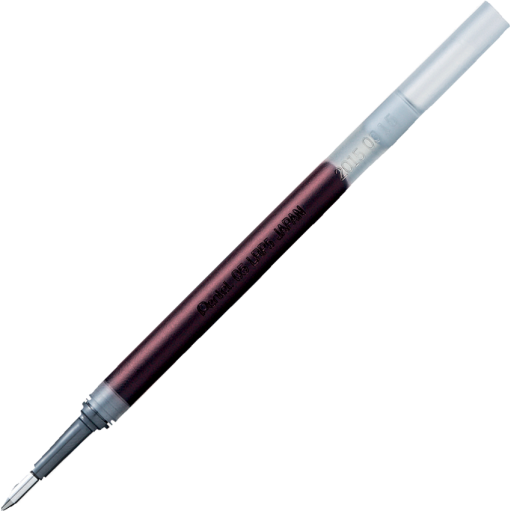 Recharge d'encre - Pour Stylo Gel Permanent EnerGel (0.5mm), Encre Rouge