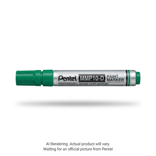 Pentel Paint Marker, Medium Point (4.5mm), Bullet Tip, Green Ink