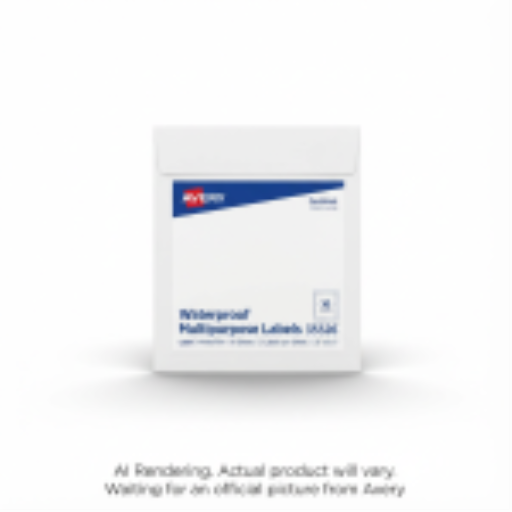 Avery Laser Waterproof Labels, 5½" x 8½", Permanent, White, 10 sheets/env, 20 labels/env