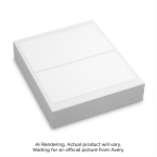 Avery Laser/Inkjet White Shipping Label, 8½” x 5½”, Permanent, 250 sheets/box, 500 labels/box