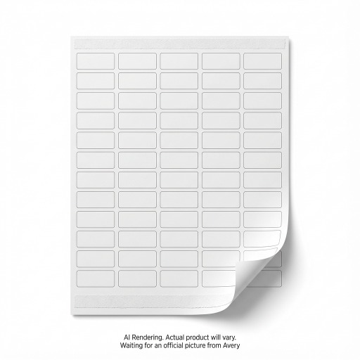 Avery Laser/Inkjet Rectangle Labels w Easy Peel®, ?" x 1¾", Permanent, 10 sheets/env, 600 labels/env