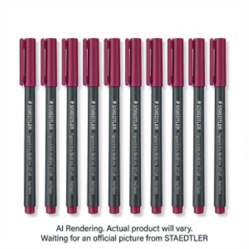 Pigment Brush Pen Red Violet