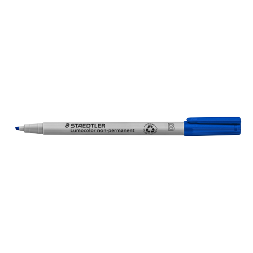 312-3 STAEDTLER-Mars Limited LUMO.MARKER CHISEL WASH.BLUE