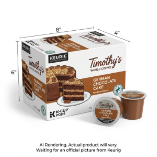 Timothy'S® Coffee Single Serve - Timy Kc Rs German Choc Cake N 24Ct Sl