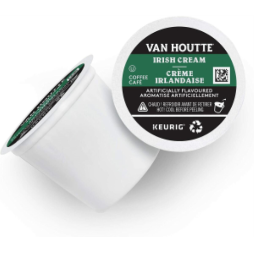 COFFEE-K CUP VAN HOUTTE IRISH CREAM LIGHT ROAST (51713) 24/BX