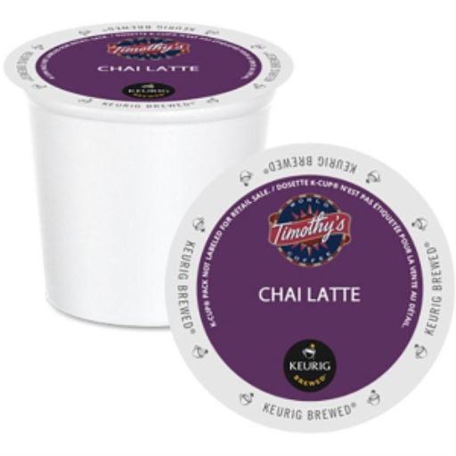 TEA-K CUP TIMOTHY'S CHAI LATTE  (10817) 24/BX