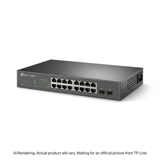 TP-Link Omada 20-Port Gigabit Easy Managed Switch with 16-Port PoE+