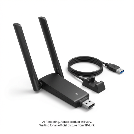 Adaptateur USB tri-bande Wi-Fi 6E AXE5400 à gain élevé