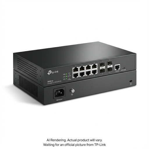 Commutateur administrable Gigabit L2+ 8 ports Omada avec 2 emplacements SFP