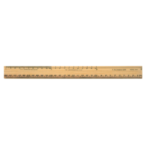 30cm – Metric Scales, Plain Edge / 
30cm – métrique seulement – arête ordinaire