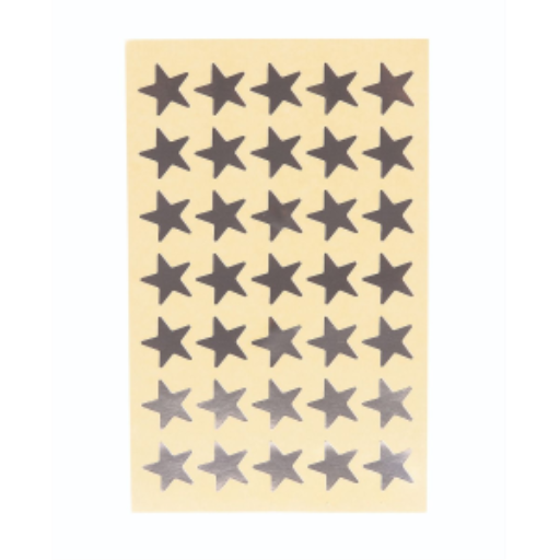 Silver Stars, 350/Pkg. / 
Étoiles argent – paquet de 350