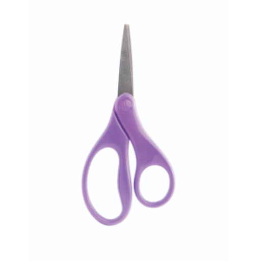 5” Antimicrobial Hard Handle Pointed Kids Scissors/ Ciseaux à bouts pointus avec protection antimicrobienne poignée dure pour enfants, 5 po