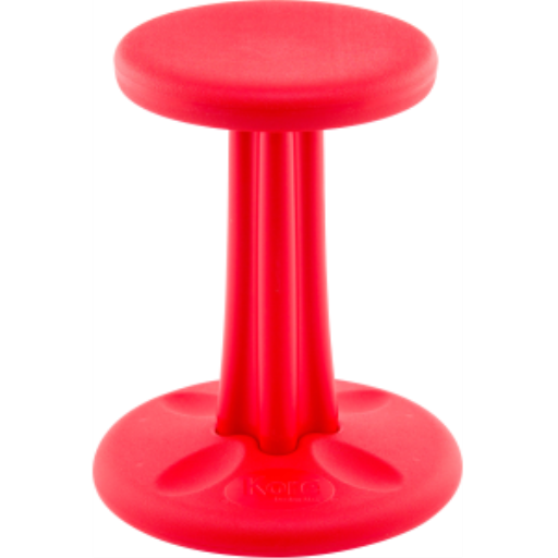 Kore Wobble Stool 40cm, Red