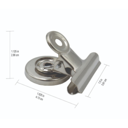 Magnetic Clips 1½” – 2/Card – Capacity - 38mm / Pinces magnetiques 1½ po – 2/carte – capacité - 38mm