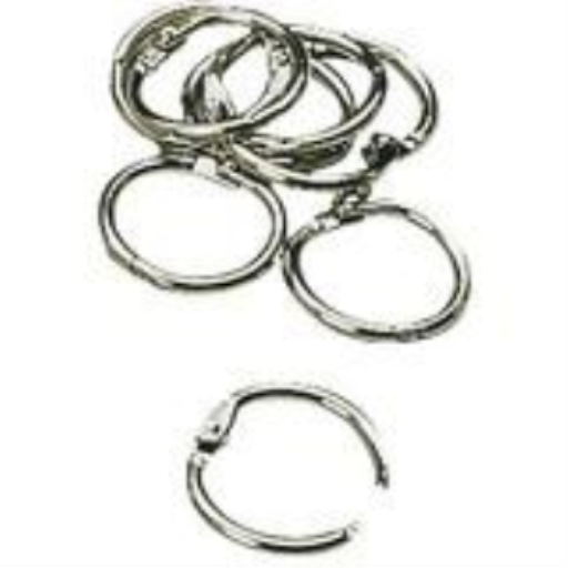 Card Rings 1" 18/pk 
Anneaux 1” po 18/pqt