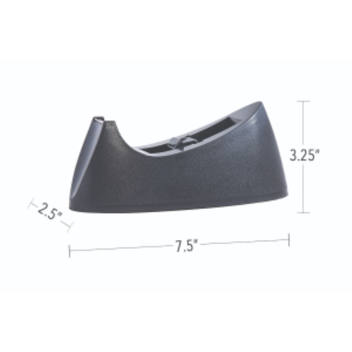 Tape Dispenser Rounded Design – Black / Devidoirs de Ruban Adhesif Modèle arrondi – noir