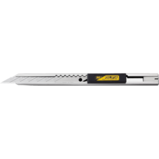 Cutter graphique OLFA 9 mm SAC-1 en acier inoxydable