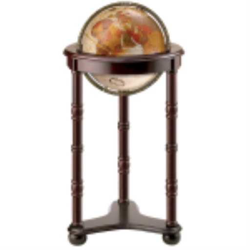 Lancaster 12"/30Cm Diameter Bronze Metallic Ocean Floor Globe (French)