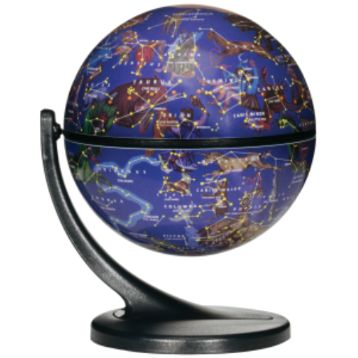 Replogle Celestial Wonderglobe 4.3"/10.9Cm Diameter Ocean Desk Globe (English)