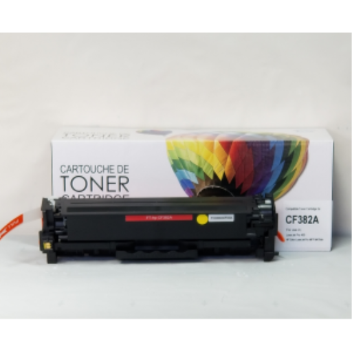 CTCF382A TONER JAUNE COMPATIBLE HP #312A POUR M476DN, M476D