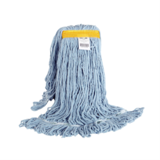 Syn-Pro® Synthetic Looped End Wet Mop Narrow Band Blue 24ozBagged