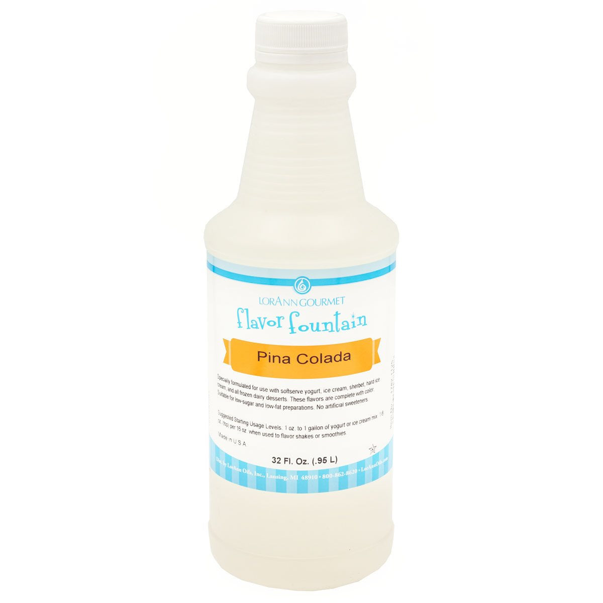 Pina Colada Flavor - 4 oz. - 32 oz. - Ice Cream and Beverage Flavors - LorAnn Oils - Canadian Distribution - Ships Free Within Canada on Orders Above CAD $199