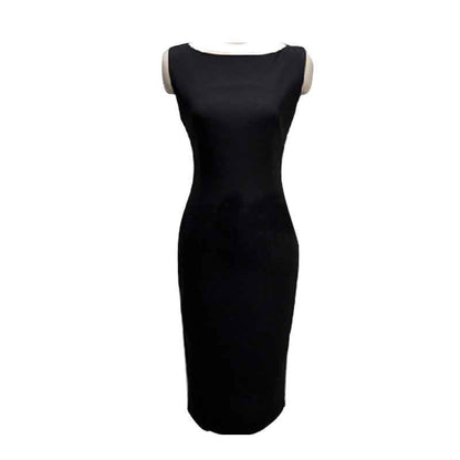 Women's Summer Office Dress | Sleeveless Knee-Length Sheath Dress