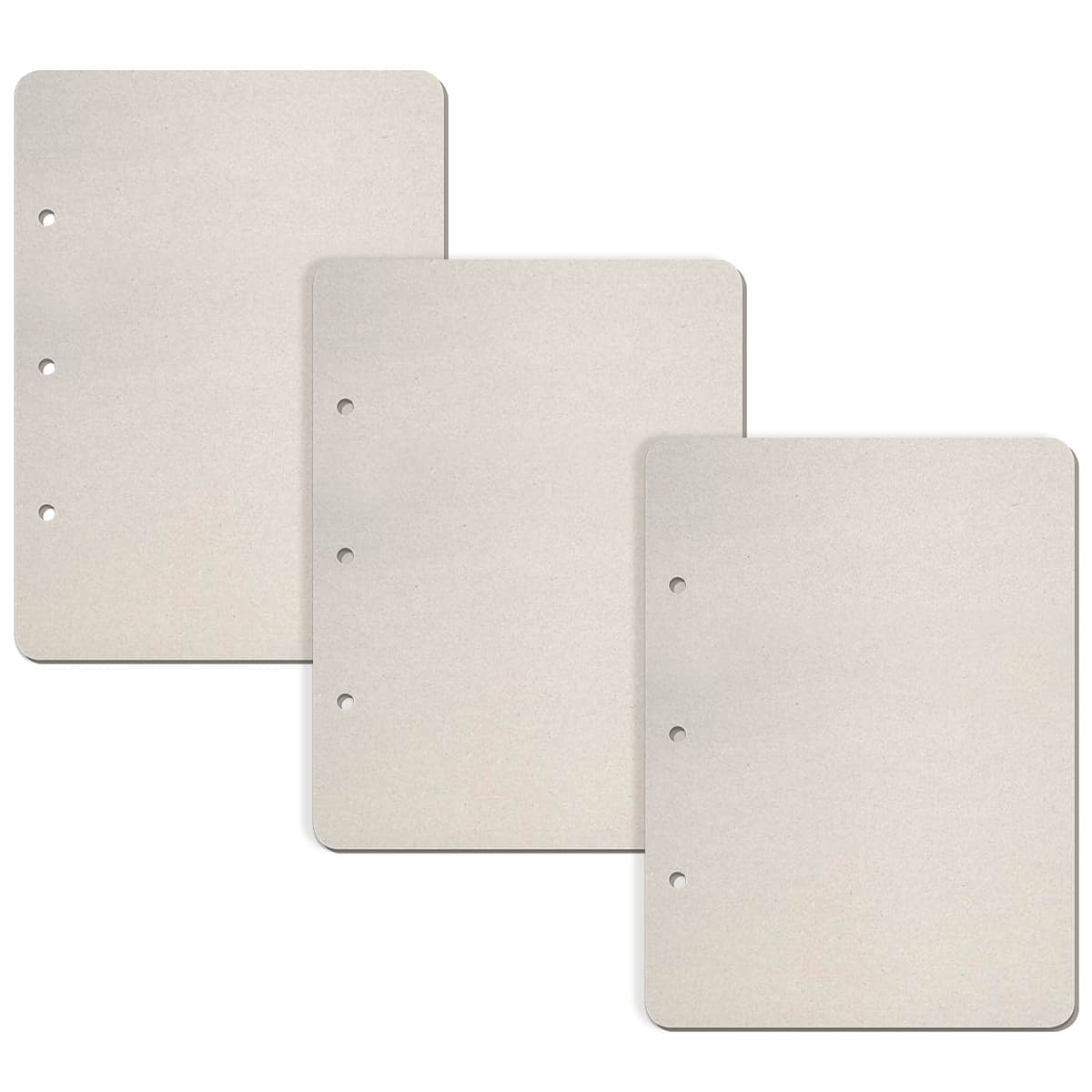Set 3 pages carton rectangulaires verticales Ciao Bella