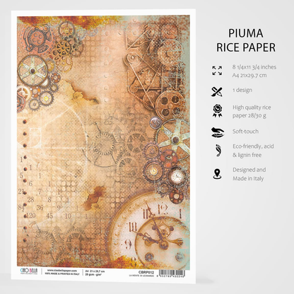 Ciao Bella Papier de Riz A4 La Mente Di Leonardo