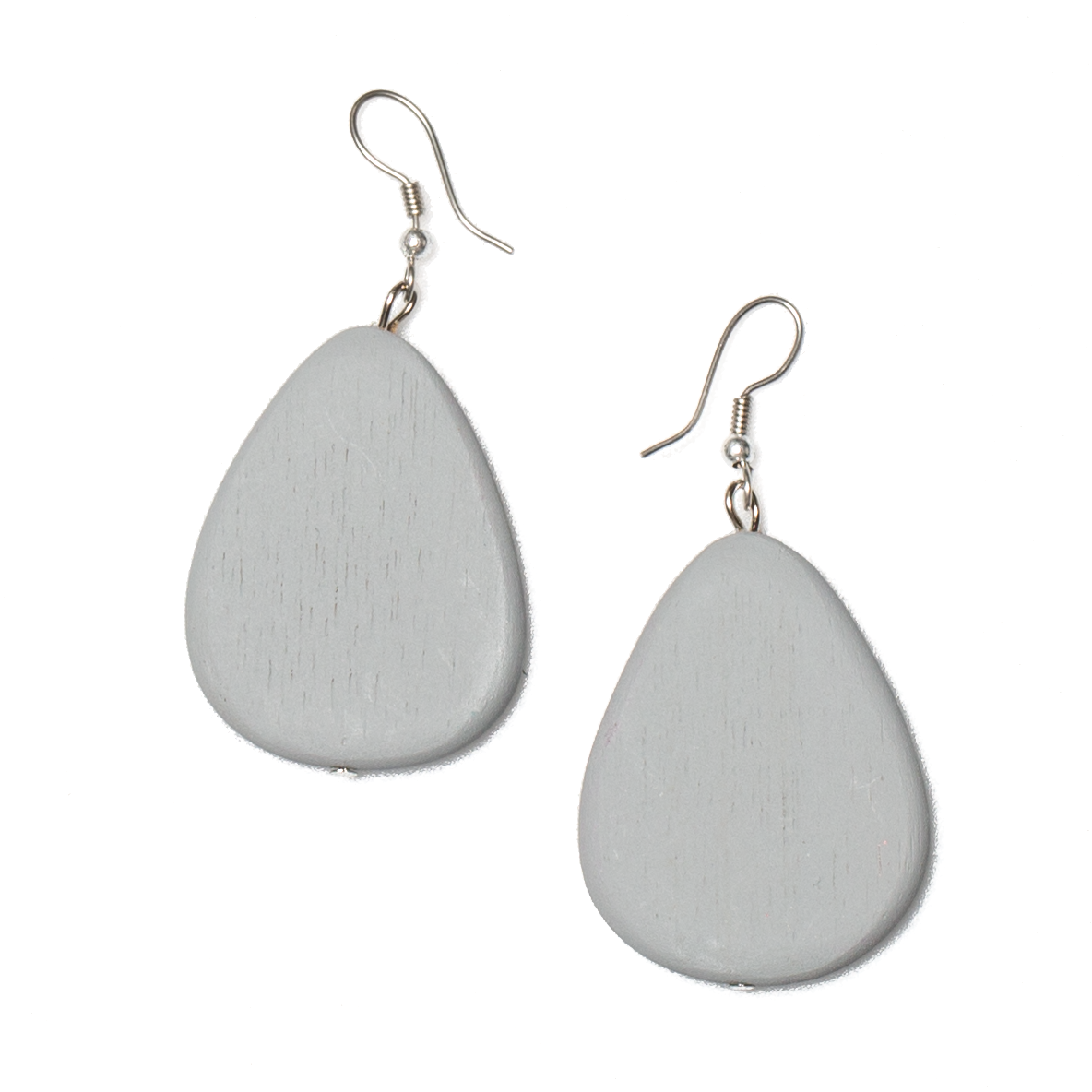 Wooden Pebble Earring