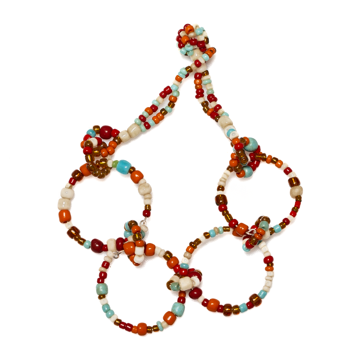 Bracelet créole perlée